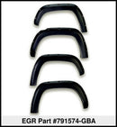 EGR 14+ Chev Silverado 6-8ft Bed Bolt-On Look Color Match Fender Flares - Set - Black