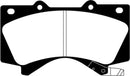 EBC 08+ Lexus LX570 5.7 Yellowstuff Front Brake Pads