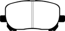 EBC 02-08 Pontiac Vibe 1.8 Redstuff Front Brake Pads