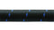 Vibrant -10 AN Two-Tone Black/Blue Nylon Braided Flex Hose (20 foot roll)