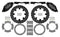 Wilwood 17-21 Can-Am X3RS Black 6-Piston Rear Kit 11.25in - Drilled Rotors
