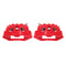 Power Stop 11-19 Chevrolet Silverado 2500 HD Rear Red Calipers w/Brackets - Pair