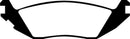 EBC 06-09 Chrysler Aspen 4.7 Greenstuff Rear Brake Pads