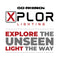 Go Rhino Xplor Bright Series Rectangle SingleLED Spot Light Kit (Surface Mount) 5in. - Blk (Pair)