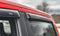 AVS 00-04 Nissan Frontier Crew Cab Ventvisor Outside Mount Window Deflectors 4pc - Smoke