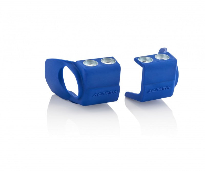 Acerbis 21+ Fantic/ 02+ Yam 125-450 YZ/ FX /X / YZF / WR250F/450F Fork Shoe Protectors - Blue