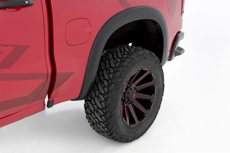 Lund 19-21 Chevy Silverado 1500 SX-Sport Smooth Elite Series Rear Fender Flares - Black (2 Pc.)