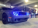 Oracle 15-21 Dodge Challenger Dynamic Surface Mount Headlight Halo Kit - ColorSHIFT - Dynamic