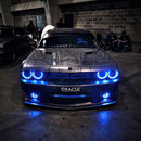 Oracle 08-14 Dodge Challenger Dynamic Surface Mount Headlight/Fog Light Halo Kit COMBO - ColorSHIFT