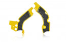 Acerbis 08-17 Suzuki RMZ450 Frame Guards- X-Grip - Yellow/Black