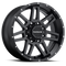 Raceline 931B Injector 16x8in / 8x165.1 BP / 0mm Offset / 125.2mm Bore - Satin Black Wheel