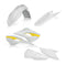 Acerbis 15-16 HusqvarnaTE125-300/ FE250-501 Plastic Kit - White/Yellow Original 15