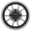 Method MR409 Bead Grip 15x7 / 4+3/13mm Offset / 4x156 / 132mm CB Steel Grey Wheel