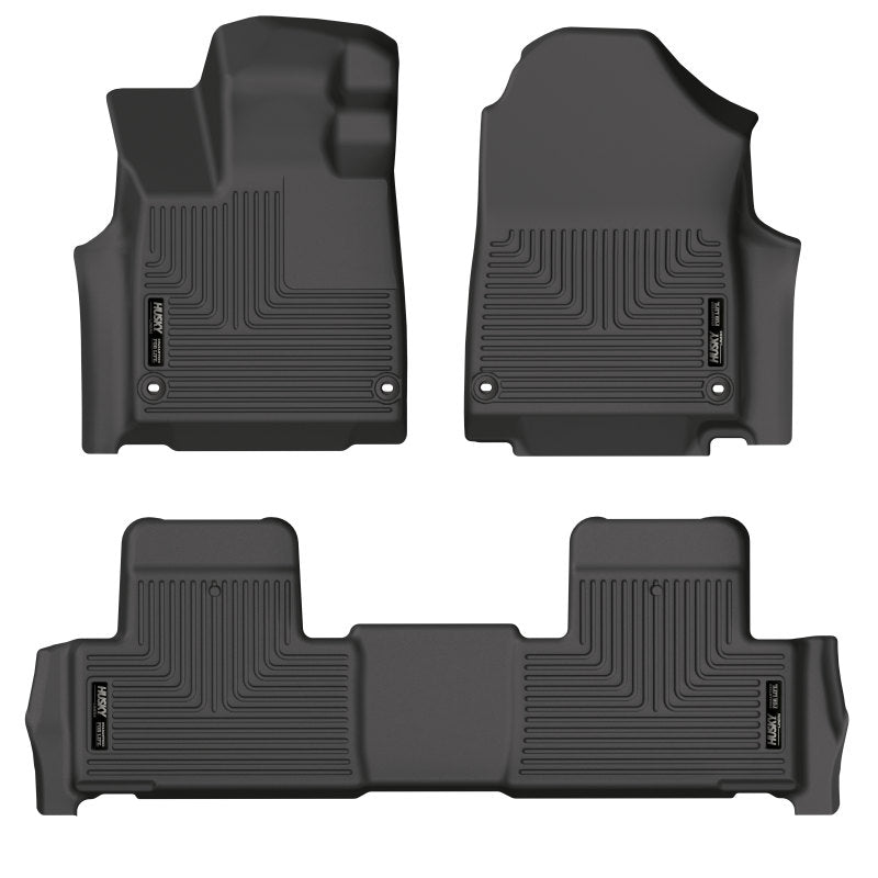 Husky Liners 2022 Acura MDX Weatherbeater Black Front & 2nd Seat Floor Liners