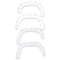 EGR 19-22 Chevrolet Silverado 1500 Summit White Traditional Bolt-On Look Fender Flares Set Of 4