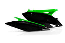 Acerbis 09-12 Kawasaki KX250F/ KX450F Side Panels - Black/Green