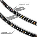 Oracle LED Illuminated Wheel Rings - Double LED - Blue