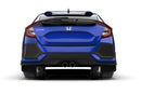 Rally Armor 17-21 Honda Civic EX / EX-L / LX (Hatchback) Black UR Mud Flap Blue Logo