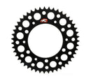 Renthal 89-17 Suz RM125/250/DR-Z250/RMX250/RM-Z 250/450 Rear Grooved Sprocket - Black 520-49P Teeth