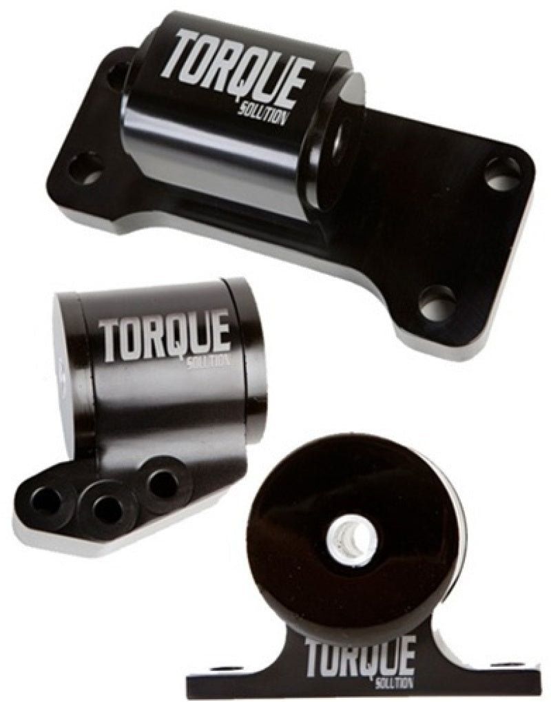 Torque Solution Billet Aluminum 3 piece Engine Mount Kit: Mitsubishi Evolution VII-IX 2001-2006