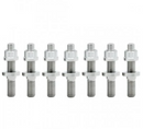 BLOX Racing SUS303 Stainless Steel Exhaust Manifold Stud Kit M8 x 1.25mm 45mm in Length - 9-piece