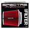 Spectre Adjustable Conical Air Filter 5-1/2in. Tall (Fits 3in. / 3-1/2in. / 4in. Tubes) - Red