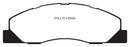 EBC 09-11 Dodge Ram 2500 Pick-up 5.7 2WD/4WD Greenstuff Front Brake Pads