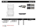 StopTech Performance 08-09 Lexus IS F Rear Brake Pads