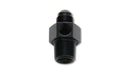 Vibrant -6AN Male to 3/8in NPT Male Union Adapter Fitting w/ 1/8in NPT Port