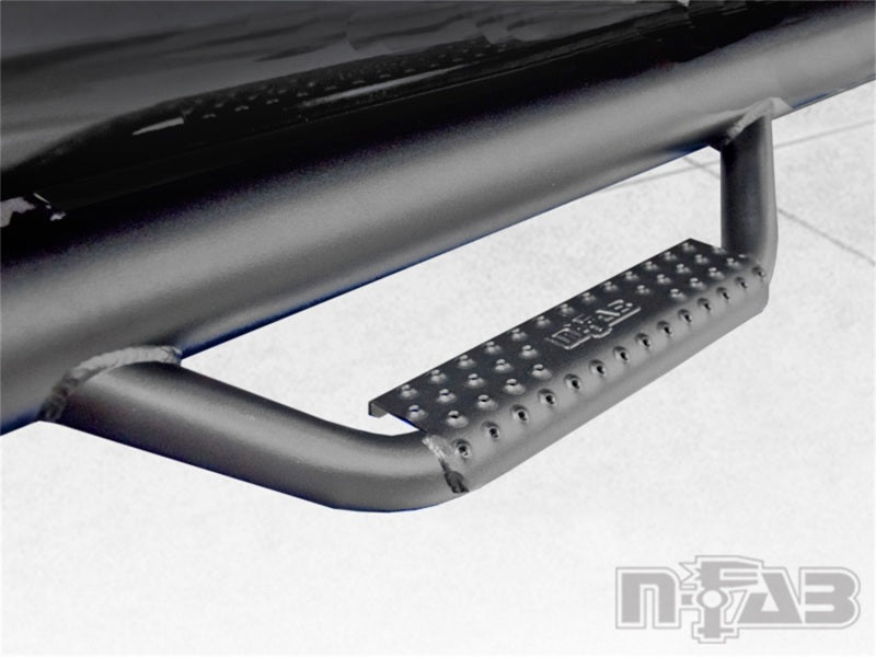 N-Fab Nerf Step 16-17 Toyota Tacoma Access Cab 6ft Bed - Tex. Black - W2W - SRW - 2in