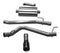 Corsa 2020 Jeep Gladiator JT 3.6L, Single Side Exit Cat-Back Exhaust System w/ Single 4in Black Tip