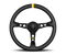 Momo MOD07 Steering Wheel 350 mm -  Black Leather/Black Spokes/1 Stripe