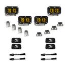 Baja Designs 21-22 Ford F-150 Raptor S2 SAE Dual Fog Pocket Light Kit - Amber