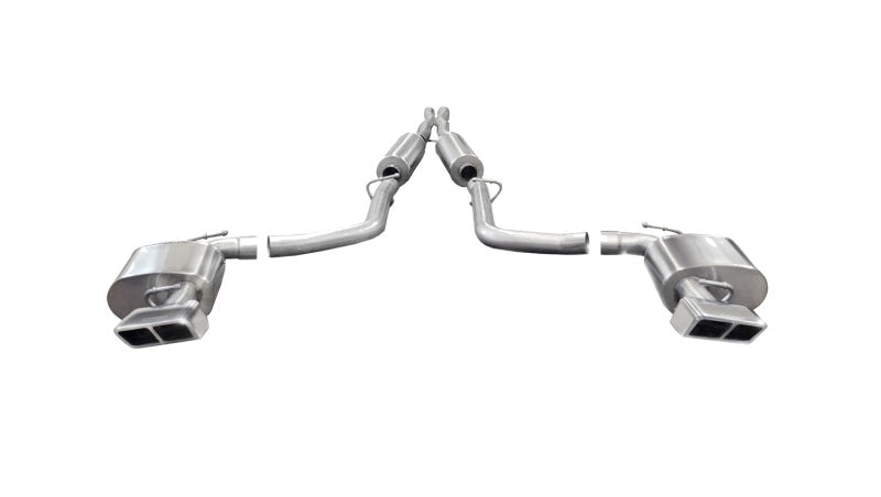 Corsa 11-13 Dodge Challenger SRT-8 6.4L V8 Auto Polished Xtreme Cat-Back Exhaust