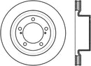 StopTech 17-18 Lexus LX SportStop Cryo Slotted & Drilled Front Right Rotor