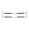 Westin 1999-2011 Ford/Mazda Ranger/Ranger Edge SuperCab E-Series 3 Nerf Step Bars - SS