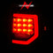 Anzo 07-11 Toyota Tundra Full LED Tailights Black Housing Clear Lens G2 (w/C Light Bars)