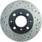 StopTech 96-00 Honda Civic DX/HX Coupe/90-00 Civic DX/LX Sedan Slotted & Drilled Right Front Rotor