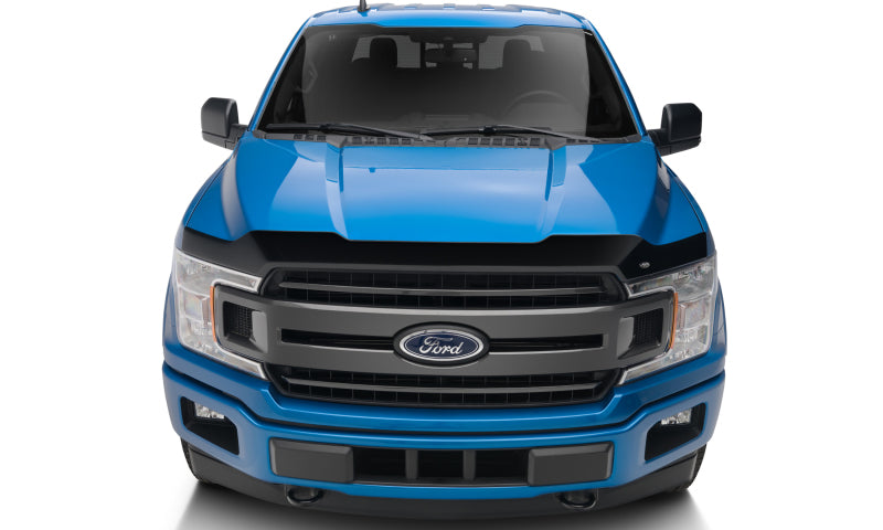 AVS 15-18 Ford F-150 Aeroskin Low Profile Acrylic Hood Shield - Smoke