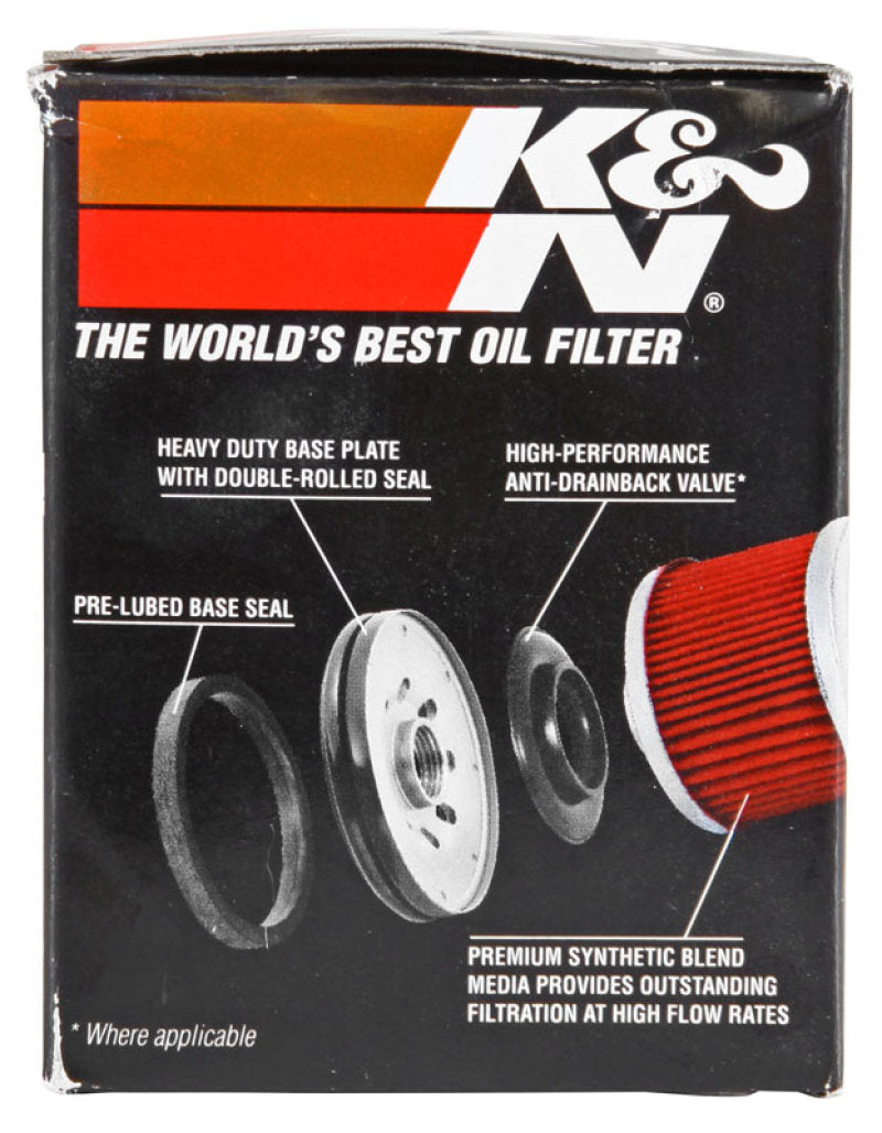 K&N Piaggio 2.156in OD x 3.063in Height Oil Filter