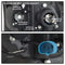 Spyder 99-04 Ford F250 Super Duty Projector Headlights - Light Bar - Black PRO-YD-FF25099V2-LB-BK