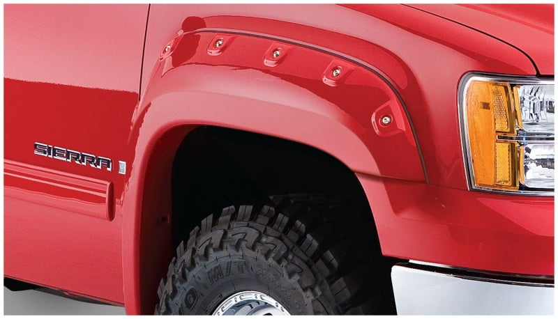 Bushwacker 07-14 GMC Sierra 2500 HD Fleetside Cutout Style Flares 4pc 78.7/97.6in Bed - Black