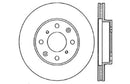 StopTech 96-00 Honda Civic DX/HX Coupe/90-00 Civic DX/LX Sedan Slotted & Drilled Right Front Rotor