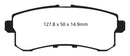 EBC 11-13 Infiniti QX56 5.6 Yellowstuff Rear Brake Pads