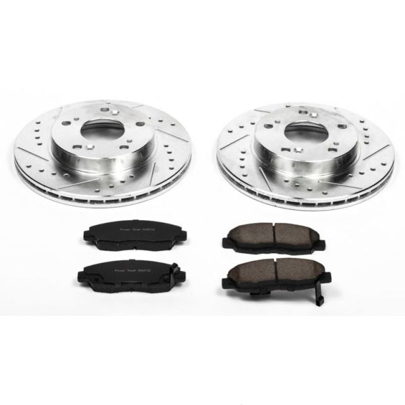 Power Stop 06-11 Honda Civic Front Z23 Evolution Sport Brake Kit