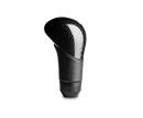 Momo Shadow Shift Knob - Black Airleather, Carbon Effect Insert
