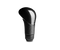 Momo Shadow Shift Knob - Black Airleather, Carbon Effect Insert