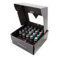 NRG 700 Series M12 X 1.25 Steel Lug Nut w/Dust Cap Cover Set 21 Pc w/Locks & Lock Socket - Neochrome