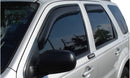 AVS 06-10 Jeep Commander Ventvisor In-Channel Front & Rear Window Deflectors 4pc - Smoke