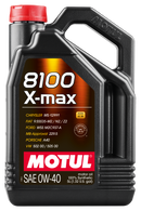 Motul 5L Synthetic Engine Oil 8100 0W40 X-MAX - Porsche A40